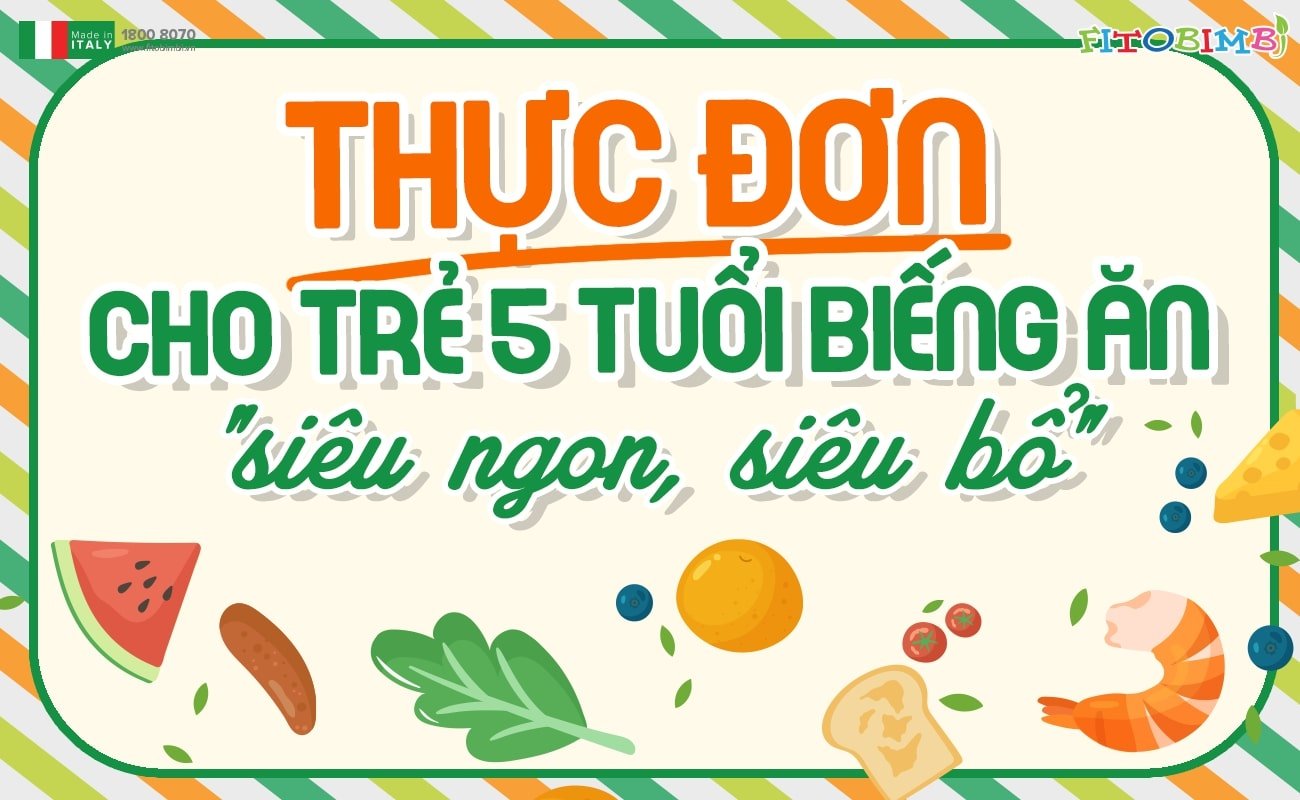 thuc don cho tre 5 tuoi bieng an