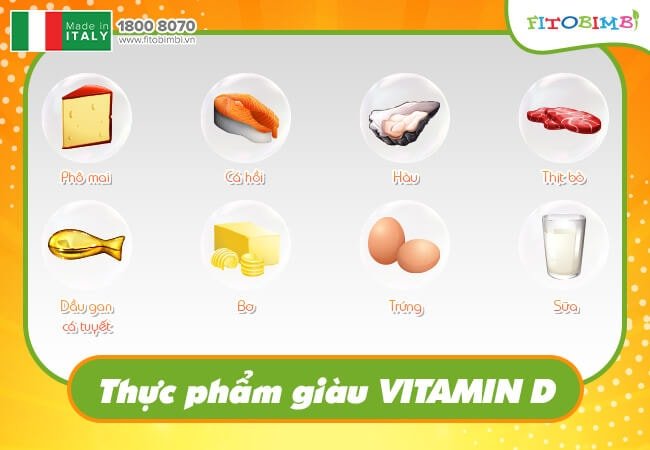Phòng ngừa vitamin D cho trẻ