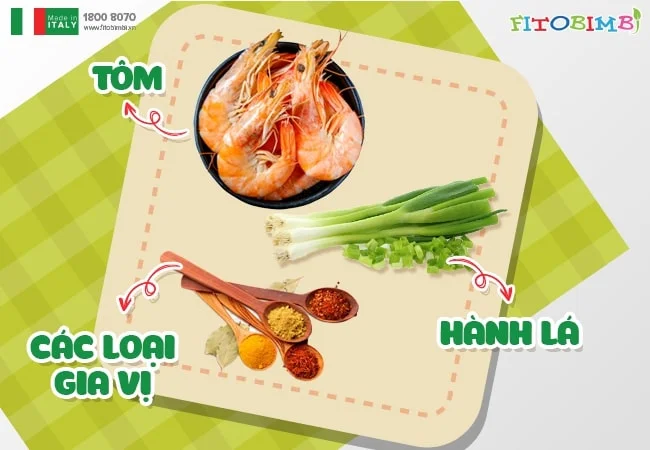 Tôm rim chua ngọt bổ dưỡng cho con