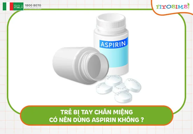Không tự ý dùng Aspirin cho bé