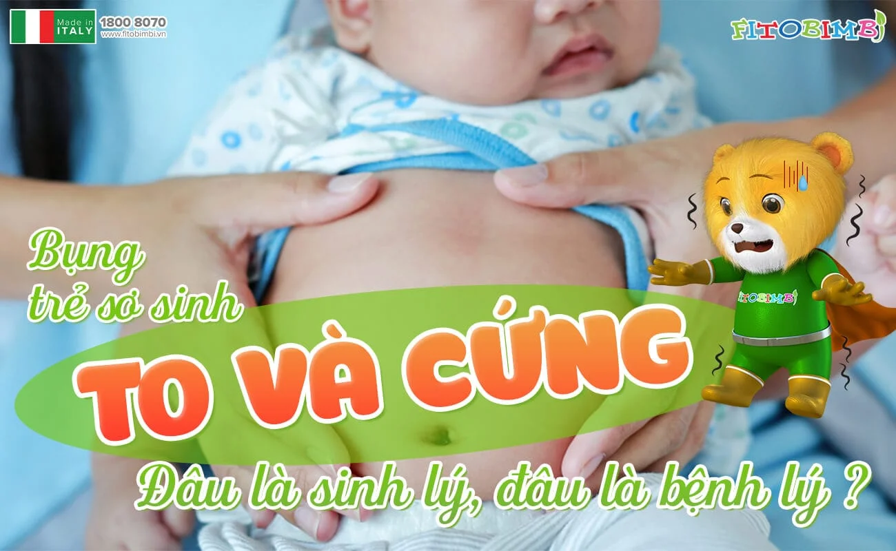 3. Cách xử lý khi trẻ bị bụng cứng