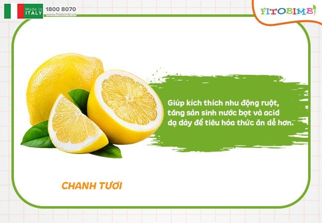 Cách dùng chanh chữa nôn cho trẻ