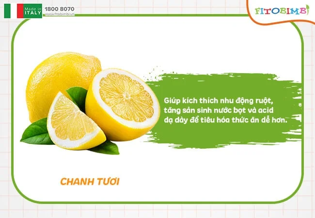Cách dùng chanh chữa nôn cho trẻ