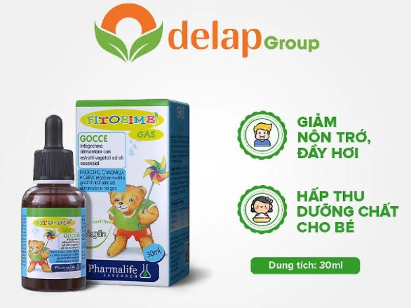 Fitobimbi Gas - Lựa chọn hàng đầu cho hệ tiêu hóa khỏe mạnh của bé yêu