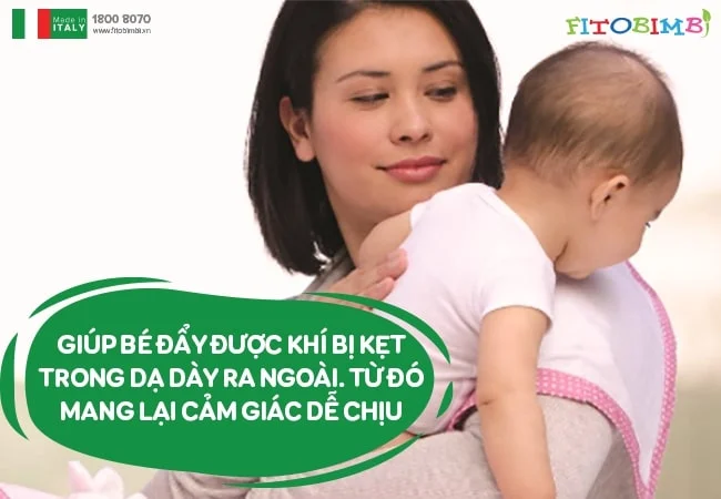 Vỗ ợ hơi cho bé đúng cách