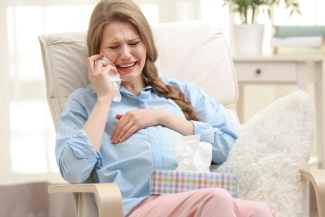Tâm lý mẹ bầu thường nhạy cảm hơn vào những tháng cuối thai kỳ