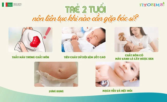 Mẹ cần cho bé đến gặp bác sĩ trong trường hợp nào?