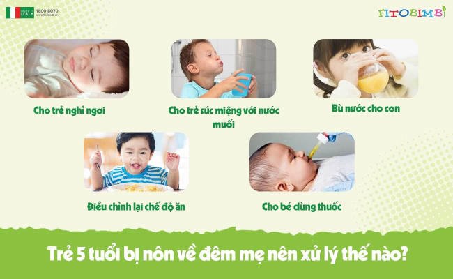 tre 5 tuoi bi non ve dem xu ly nhu the nao