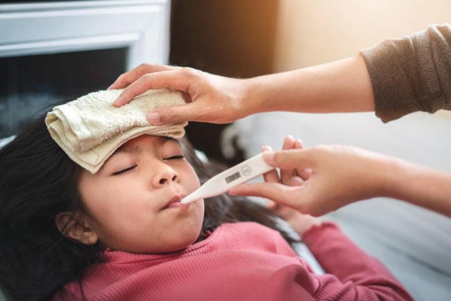 Hàng loạt triệu chứng xuất hiện khi trẻ bị cúm A