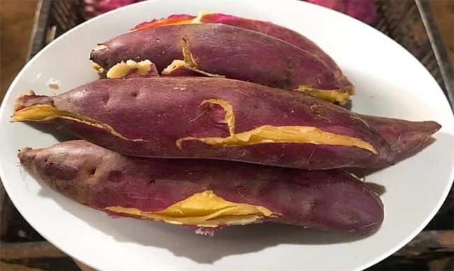 Khoai lang giúp dễ tiêu
