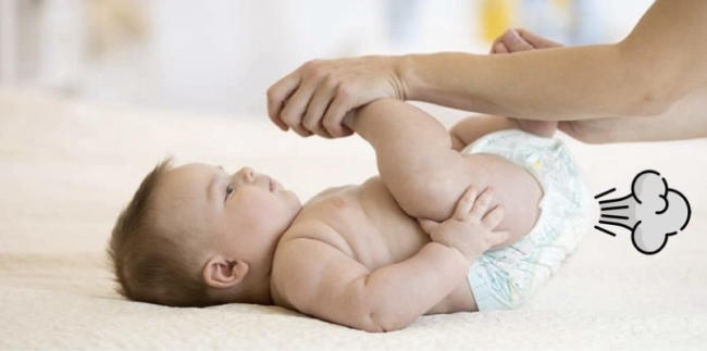 Trẻ sơ sinh không ị, xì hơi nhiều có đáng lo? Cách xử lý hiệu quả