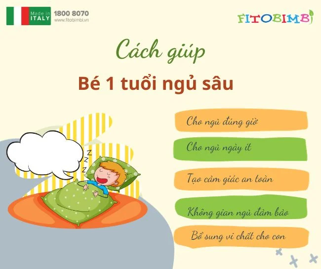 Bé 1 tuổi khó ngủ ban đêm - Nguyên nhân và giải pháp hiệu quả