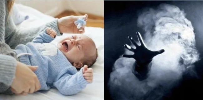 khóc dạ đề tâm linh ở trẻ mới sinh