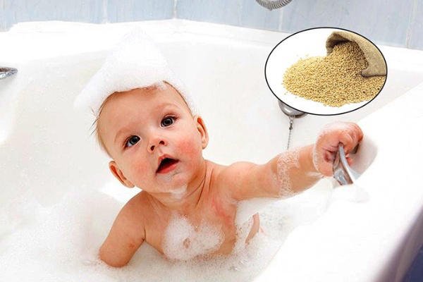 Tắm hạt kê cho trẻ sơ sinh có tác dụng gì?