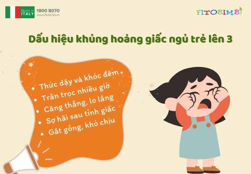 Trẻ 3 tuổi hay khóc đêm có dấu hiệu gì?