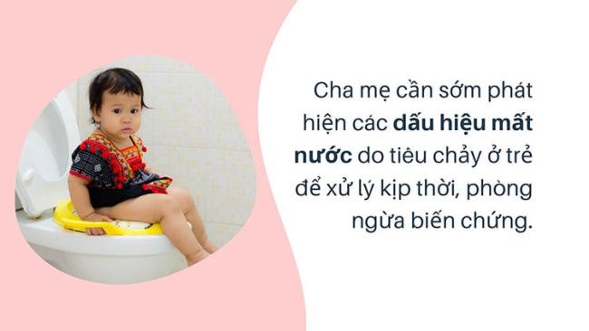 Cha mẹ cần sớm phát hiện dấu hiệu mất nước do tiêu chảy ở trẻ