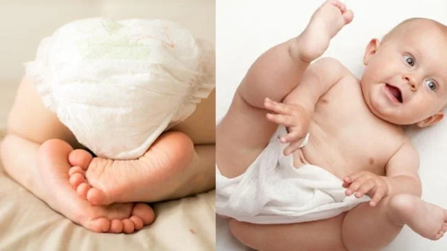 Trẻ đi ngoài có nhầy màu vàng có thể là dấu hiệu bình thường