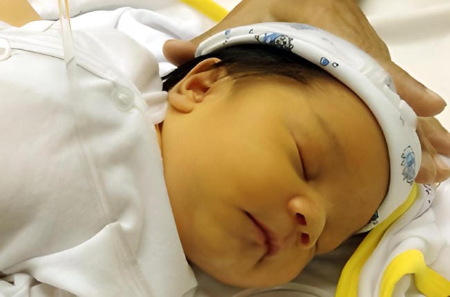 Trẻ sơ sinh bị vàng da do hồng cầu phóng thích một lượng lớn bilirubin vào máu