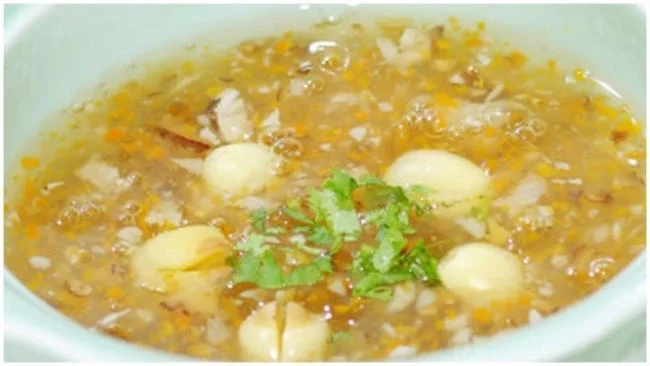 Súp tôm hạt sen
