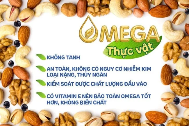 Ưu điểm của Omega 3 thực vật