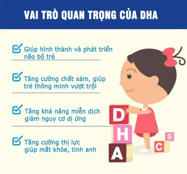 Vai trò quan trọng của DHA