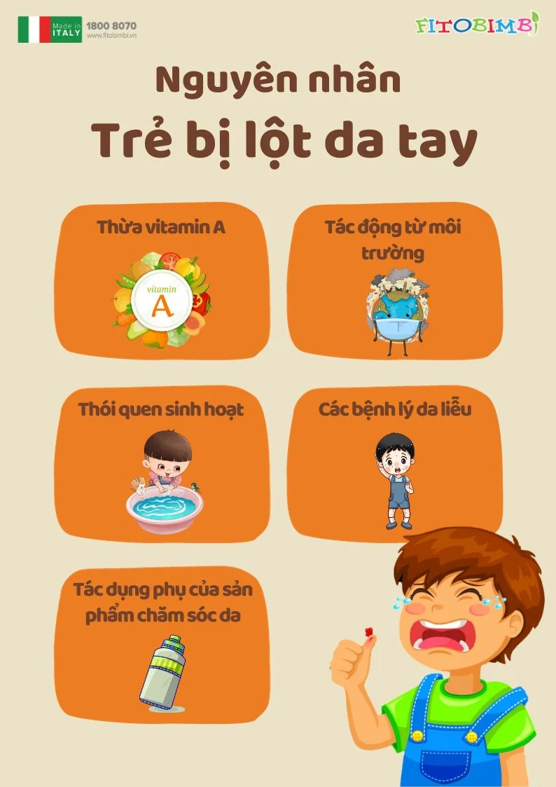 nguyen nhan tre bi lot da tay