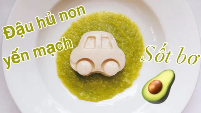Bơ yến mạch sốt đậu hũ non