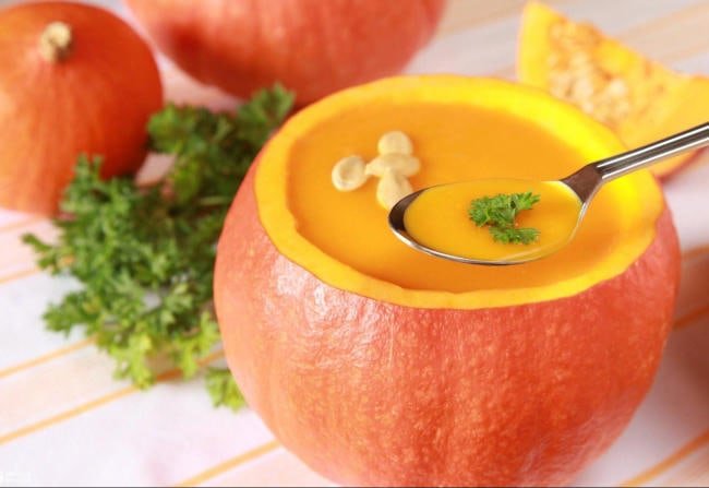 Cháo bí đỏ thơm ngon, hấp dẫn và giàu dinh dưỡng
