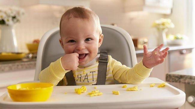Dạy trẻ 6 tháng tuổi thông qua việc “ăn”