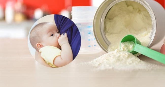 Rủi ro khi pha chung sữa mẹ với sữa công thức
