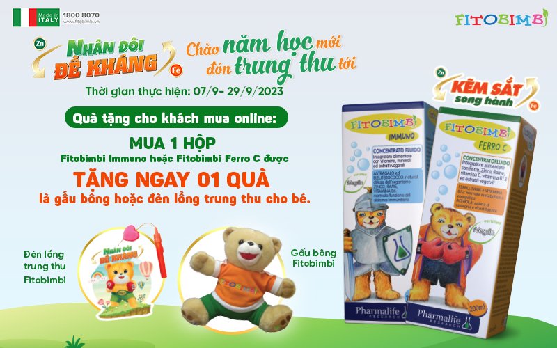 chương trình nhân đôi đề kháng cho bé
