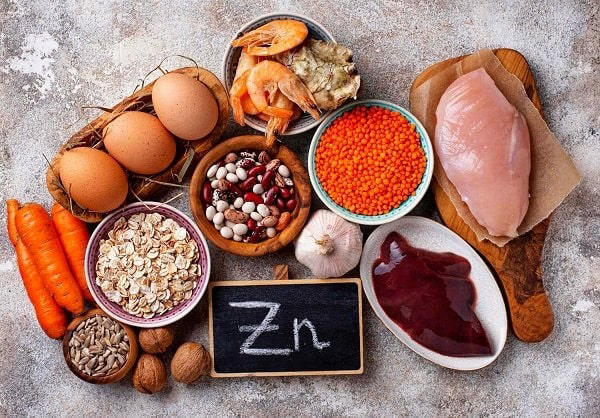 Thực phẩm chứa kẽm cũng rất tốt cho người viêm xoang