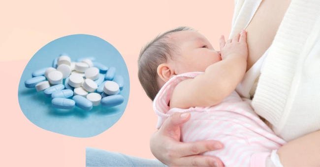 Dùng thuốc tiêu sữa để giảm bớt căng khi cai cho con