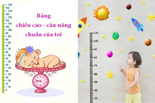 Bảng chiều cao cân nặng của trẻ theo WHO giúp cha mẹ dễ dàng theo dõi sự phát triển trong từng giai đoạn
